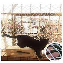 JFFFFWI Cat Balcone Rete, Bambini Rete Protettiva Decorazione Decor Rete Protezione di Sicurezza Recinzione Arrampicata Corda Intrecciata Cargo Rimorchio per ringhiere Scale Parco Giochi Bambini Dec