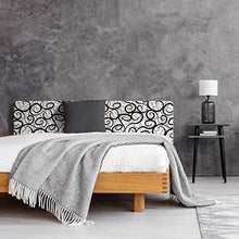 Megadecor- Testiera per letto in PVC, 10 mm, decorativa, design astratto con spirali e riccioli