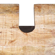 WEHOLY Mobile da Bagno Mobile da toeletta con Specchio e Foro per lavabo 60 x 30 x 60 cm Legno massello di Mango