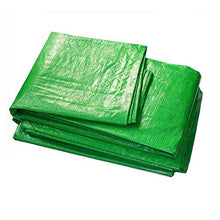 MHBGX Teloni, Telone Impermeabile, Verde, Panno in Pe, Panno per la Protezione Solare, Auto, Antietà 20 Misure Disponibili,Verde,6 × 14 M