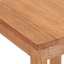 Tidyard Sgabelli da Bar, Sedie da Bar, Sedie da Sala da Pranzo in Legno Massello di Teak 4 pz