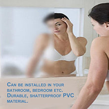 Ouken PVC infrangibile Anti-Nebbia Nebbia Gratis Doccia Specchio Bagno Specchio antiappannamento
