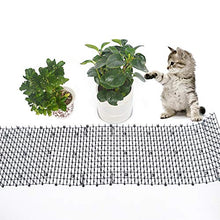 TANGX Garden Cat Scat Spike Mat,Anti-Cat Network Grab Stopper Prickle Strip per Interni Ed Esterni