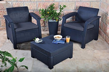 Keter Corfu Balcony Set Mobili da Giardino, Grafite