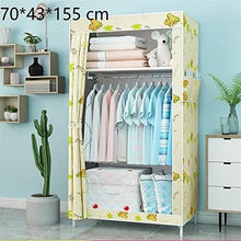 JJZXT Armadio Dressing Armadio Camera Armadio Mobili Camera Guardaroba Tessile Pieghevole Non Tessuta