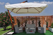 SAMIRA Ombrellone da Giardino a Braccio decentrato 3x4 MOD. Bahamas