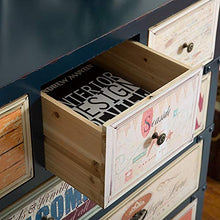 Feixunfan Cassettiera Creative Retro Dodici cassetti Armadietti Fai Vecchio Mobilia del Salone con la Rotella cassetti Governo di immagazzinaggio per Camera da Letto d'ingresso