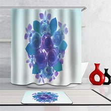 LIYAN Combinazione Bagno. Immagini Chiare E Colori Vivaci Rendono Il Tuo Bagno Pieno di Vita. Accessori da Bagno. Rose in Fiore.