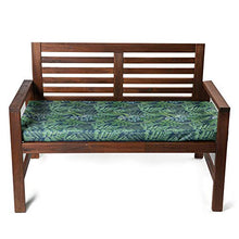 Celina Digby® - Cuscino impermeabile a 3 posti, con imbottitura in schiuma morbida, 144 x 54 x 6 cm, colore: Verde felce