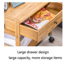 Comodini Bamboo Comodino con cassetto dell'organizzatore Governo di immagazzinaggio Modo Mini scrittorio della Tabella da Letto Comodino con puleggia Mobili Creativo Comodini Letto