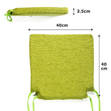 BCASE, Confezione Da 6 Cuscini Per Seduta E Sedia In Schiuma Fantasy, 40X40 Cm, Rimovibili Con Cerniera, Per Cucina, Camera Da Letto, Patio, Ecc. Verde