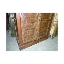 int. d'ailleurs - Vecchio Armadio Indiano con Ante ad Arco Alte 202 cm - VM390