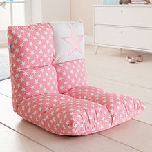 howa 2 in 1 poltrona + divano per bambini – schienale regolabile in 6 posizioni - rosa 8601
