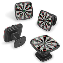 Gioco delle freccette Pomelli per Porta Set di 4 Pomelli per Mobili Manopole per Cassetti Cucina Armadio Vetro