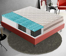 Materasso Matrimoniale a Molle indipendenti insacchettate con Strato in Memory da 3 cm 9 Zone differenziate Ortopedico - Ergonomico - Antibatterico - Antiacaro 180X200