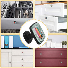 imparare e calcolare Pomelli per Porta Set di 4 Pomelli per Mobili Manopole per Cassetti Cucina Armadio Vetro