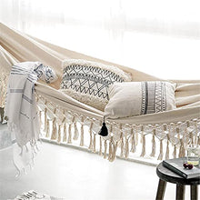SIMGULAM 200 Cm * 150 Cm Hammock Stile Bohémien in Pizzo Pizzo Tesel Doppio Hammock Sedia in Rete Indoor Appeso Swing Decorazioni per La Casa