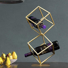 Leifeng Tower Classico Wine Rack Metallo Materiale Creativo Wine Rack Wine Rack casa Piazza Ferro Bottiglia di Vino Rack Lattice