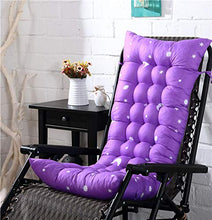 AGDLLYD Cuscino Imbottito per Sedia a Sdraio Poltrona Sdraio Relax Sedia Prendisole Panca Sedia da Giardino Balcone 125x48x8cm (Arancia)