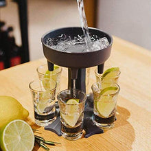 KWY 6 Dispenser per Bicchieri e Supporto portabevande liquidi di riempimento Giochi Bevande Cocktail da Bar con Slogan smontato portabottiglie Portatile Tazza in Acrilico Pezzi