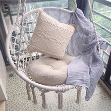 PIJN Amaca Sedile in Legno Intrecciata Ad Hammock A Maglia Amaca Portatile