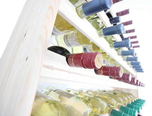 Len Mar.de, scaffalatura in legno per 135 bottiglie di vino, materiale robusto e resistente