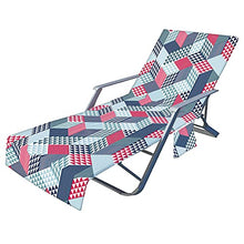 sdfsa - Telo coprisedia da spiaggia con tasche laterali in spugna, per piscina, chaise longue e chaise