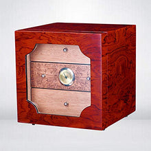 DZSF Tre Livelli Cedar Cigar Humidor, Composizione Verticale Finestra Visibile Cigar Humidor con Il Sigaro Umidificatore E Igrometro