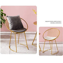 GYPPG Barstools Table & Chair Sets - Individual Apartment/Décor Iron Art Furniture Balcony/Kitchen/Leisure Cafe,Strong And Durable (White,Pink)