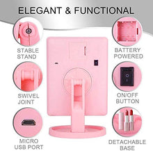 Specchio a Vanity ingrandimento 1x / 2X / 3X Touch Screen Beautub Beauture Trucco Regolabile