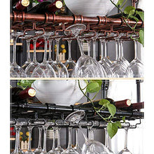 HJ-Golf Rack per armadietti per stoccaggio per Goblet Porta Bicchiere Calice Sospensione Bicchiere da Vino Portapiatti da Appendere for Vino Staffa di Ferro per Bottiglie di Vino per Vino