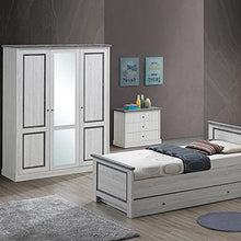 Leonie, armadio a 3 ante, colore: rovere grigio
