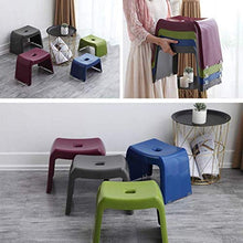 Sgabello Quadrato in plastica per Bambini, Sgabello per Doccia, sedili per Vasca da Doccia 1231 (Colore: B)