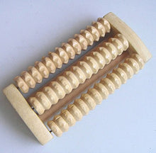 SaySure - 1pcs 3 Row Wooden Foot Roller Wood Care Massage