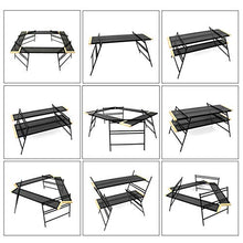 ZDYLM-Y Tavolo da Barbecue Portatile Pieghevole, Tavolo da Picnic Pieghevole Combinato Multifunzionale Impermeabile, metodi di Installazione Multipli