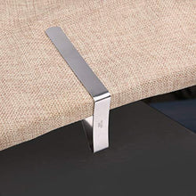 Changor, clip per tovaglia, in acciaio inox, 10,5 x 7 cm