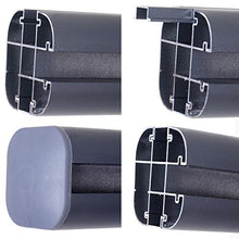 Mendler Frangivento 3X Pannelli Privacy Sarthe WPC Alluminio Premium 560cm Grigio