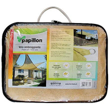 Papillon 8091181-Lampada da Terra per Esterni, Triangolare, 5 x 5 x 5 m, Colore: Beige