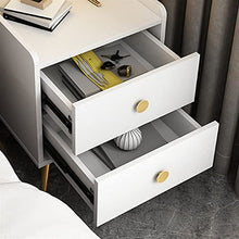 Yyqx Comodino Nordic Light Lusso Comodino Moderno Piccolo Appartamento per Camera Da Letto Semplice Comodino Mini Armadietto (Bianco) Comodino