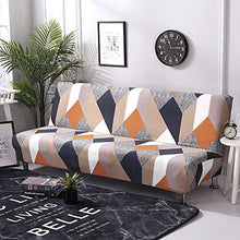 iBaste - Copridivano pieghevole senza braccioli, con rivestimento elasticizzato 160cm-190cm h