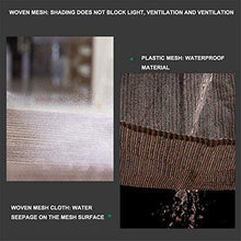 KJSAFD Crittografia Ispessimento Rete ombreggiante, Rete Resistente ai Raggi UV 85% con Occhielli, Rete Isolante Termica per Balcone da Esterno per Cortile