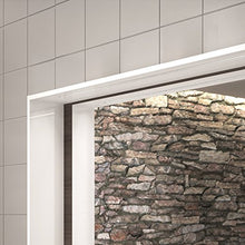 Allibert Armadietto a specchio eingerahmter SPECCHIO pre-assemblati BIANCO SFONDO ROVERE NERO 120 cm LED