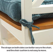 Topchances Cuscini per Sedia, 45*45*7cm Cuscino da Legare, 45*45*7cm Cuscini Per Seduta per Giardino, Patio, Cucina, Sala da Pranzo (Caffè)