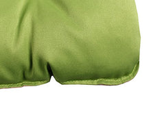 Meerweh - Cuscino imbottito per panca a 3 posti, circa 150 x 50 x 10 cm, verde/beige