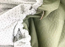BiancheriaWeb Coprimaterasso Imbottito Elasticizzato Anallergico Federe Cuscino Letto Made Italy Matrimoniale Aloe