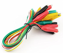 SaySure - 1set 10pcs Crocodile Roach Clip Double-Ended Test Leads