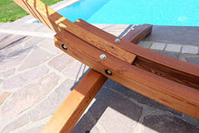 SAS 350cm XL Supporto deluxe in legno larice per Amaca con Amaca LUCIA di AS-S