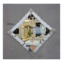 Specchi da Parete per Bagno Specchio A Parete 66,6 Cm in Stile Europeo Toppa in Plexiglass Specchio Quadrato Decorativo Specchio da Bagno Specchio da Trucco Specchio Decorativo D'ingresso