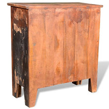 FZYHFA - Armadio con 4 cassetti, in legno massiccio di recupero, 65 x 30 x 70 cm (L x l x A)
