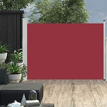 VidaXL - Tendone laterale retrattile, 100 x 500 cm, colore: Rosso